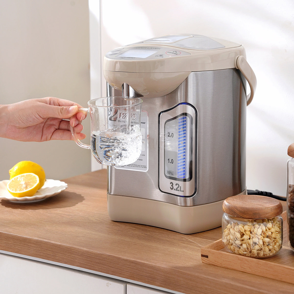 Hoper Layer 3.2L Electric Hot Water Dispenser LED Display AU Model
