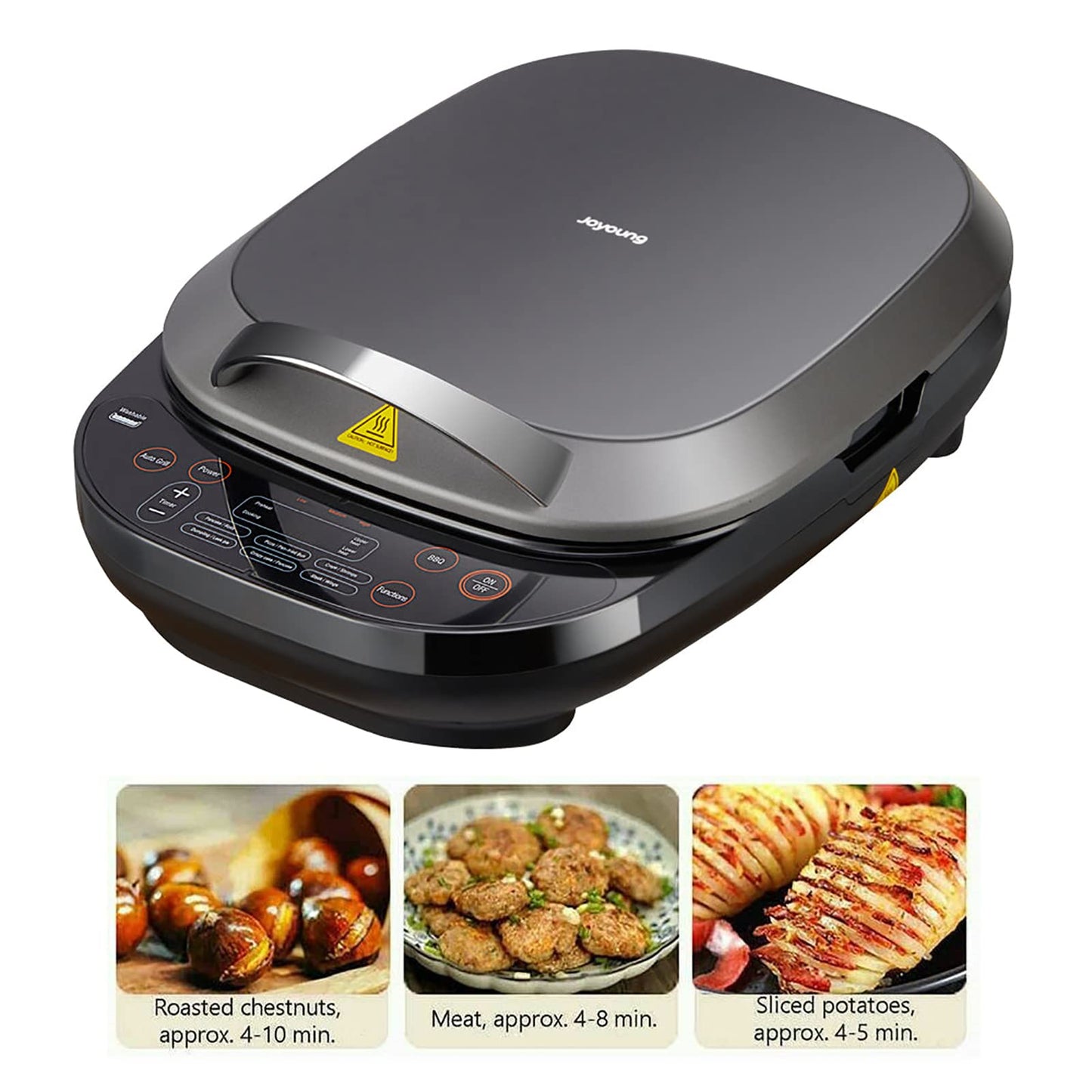 Joyoung 30cm Double-Sided Electric Grill & BBQ Pancake Maker 1600W